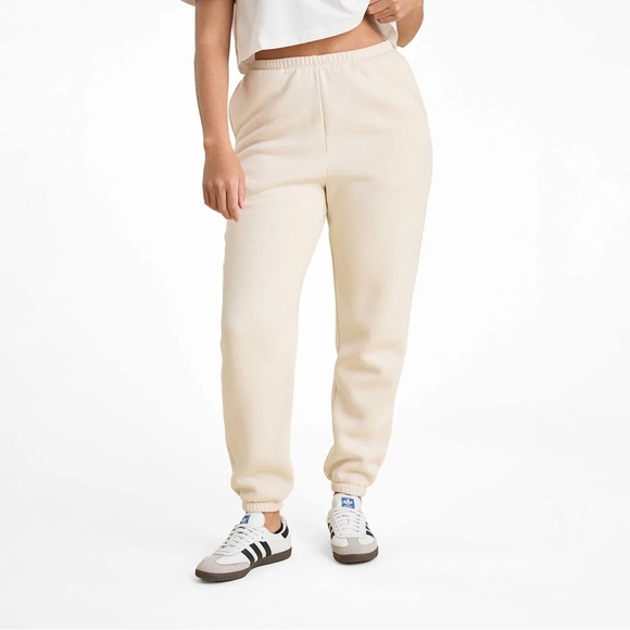 Nuuds Women's Cream Jogger Pants - Picture 4 of 12